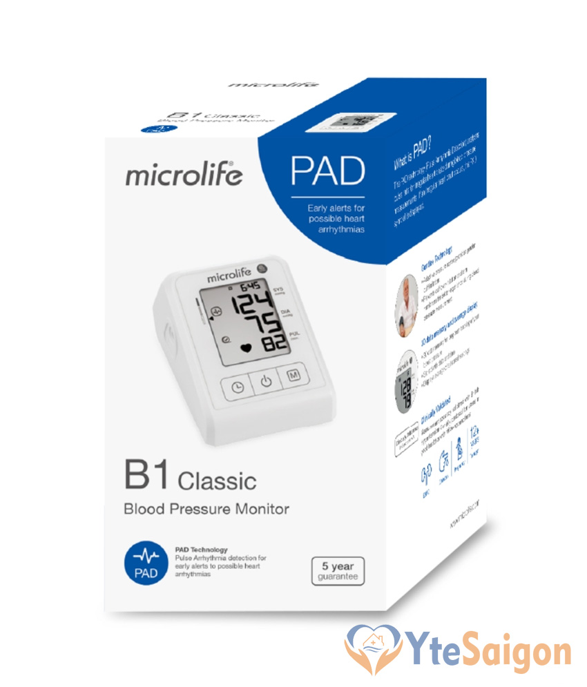 Máy đo huyết áp bắp tay Microlife B1 Classic