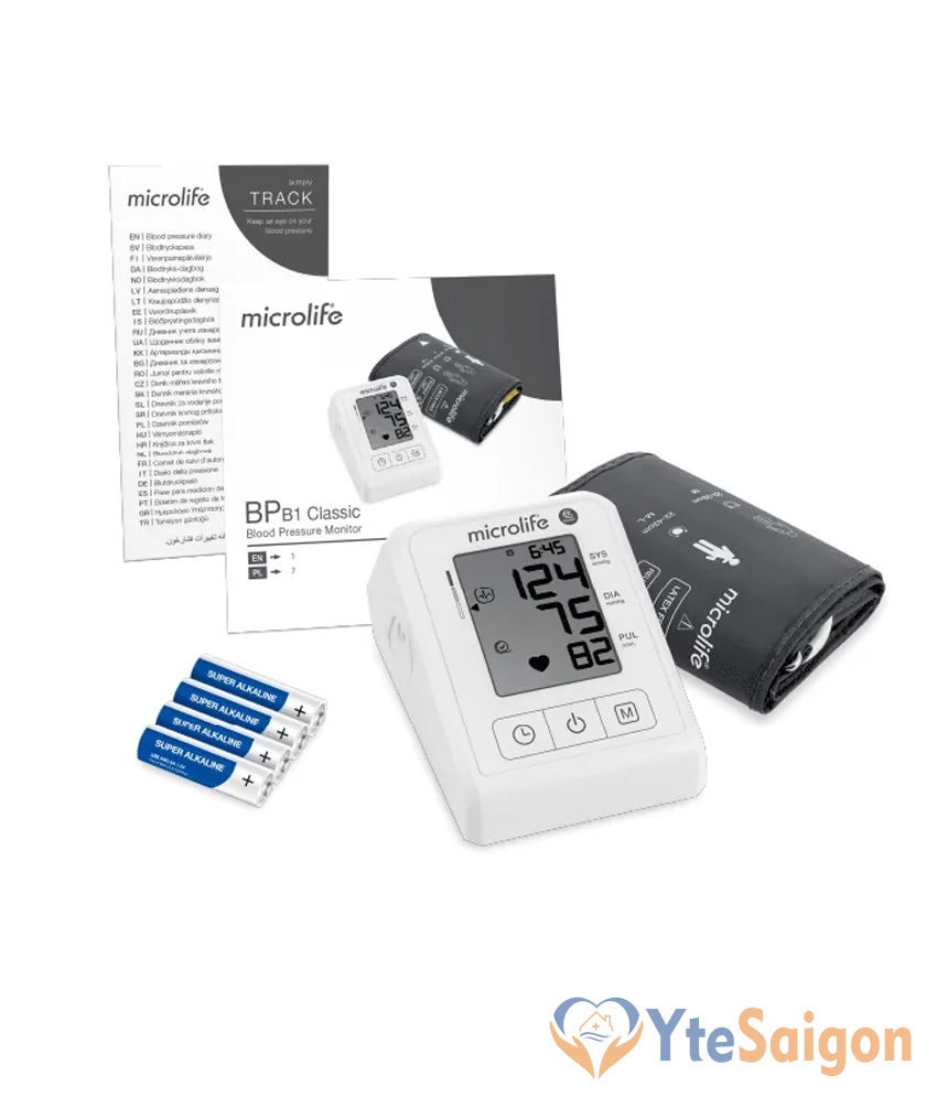 Máy đo huyết áp bắp tay Microlife B1 Classic