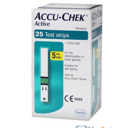 Que đo đường huyết Accu-Chek Active 25