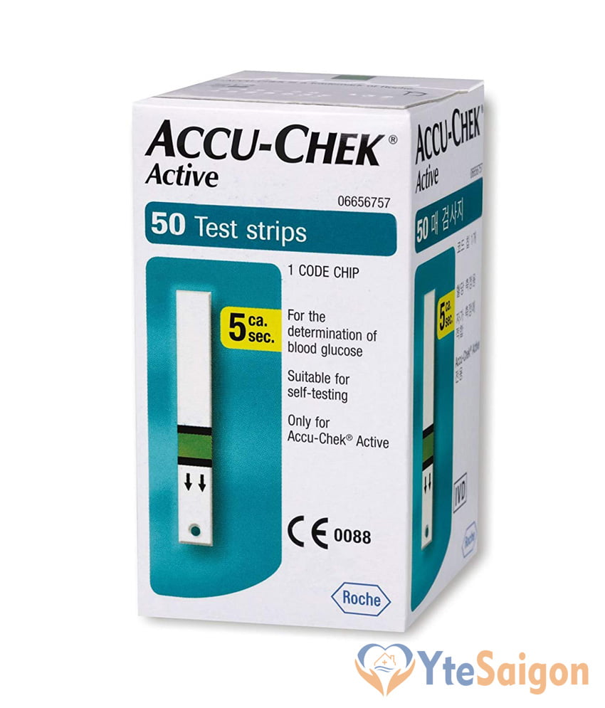 Que đo đường huyết Accu-Chek Active 50 Que đo đường huyết Accu-Chek Active 50