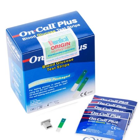 Que thử đường huyết On-Call Plus (hộp 25 que rời)