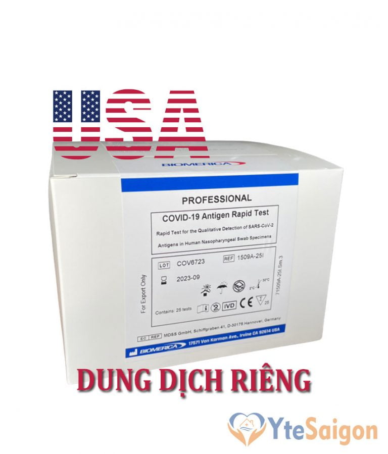 Que test nhanh Biomerica