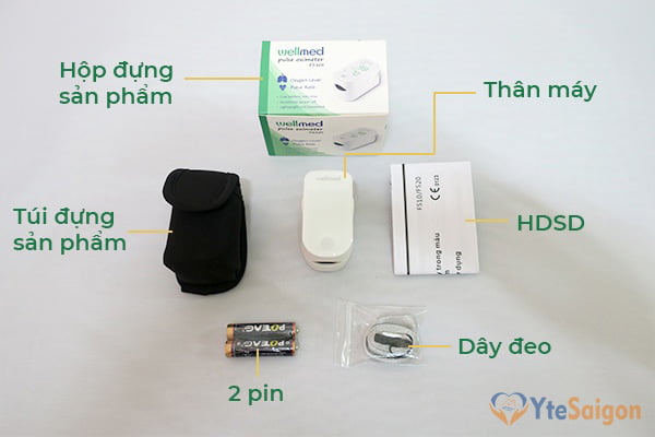 Máy đo nồng độ oxy trong máu Spo2 Wellmed FS10I 2