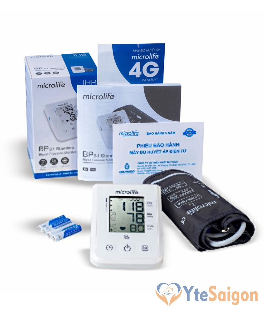 Máy đo huyết áp bắp tay Microlife B1 Standard