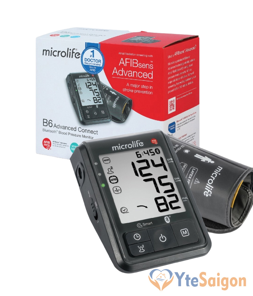 Máy đo huyết áp bắp tay Microlife B6 Advanced Connect
