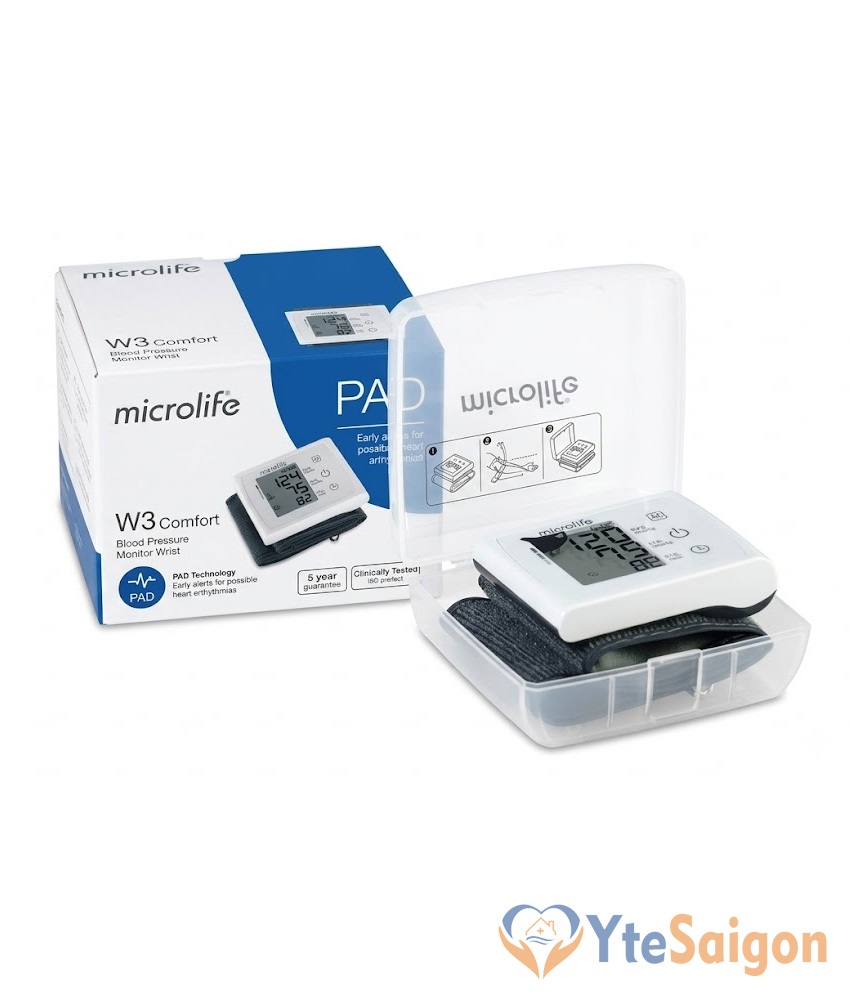 Máy đo huyết áp cổ tay Microlife W3 Comfort