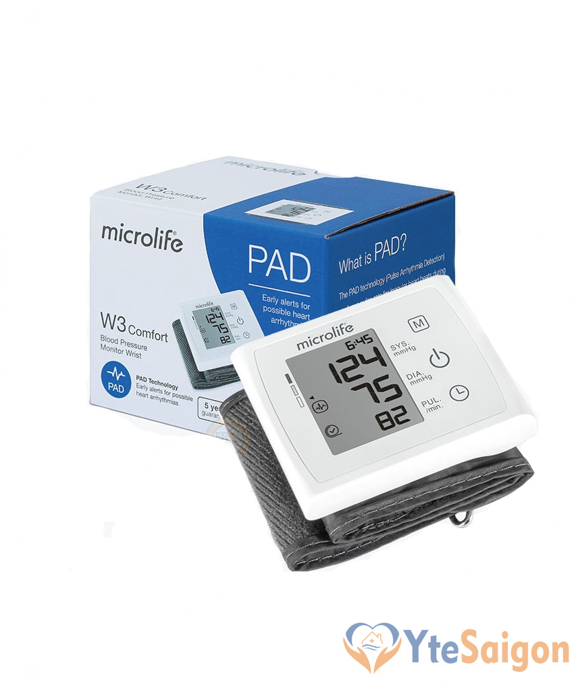 Máy đo huyết áp cổ tay Microlife W3 Comfort